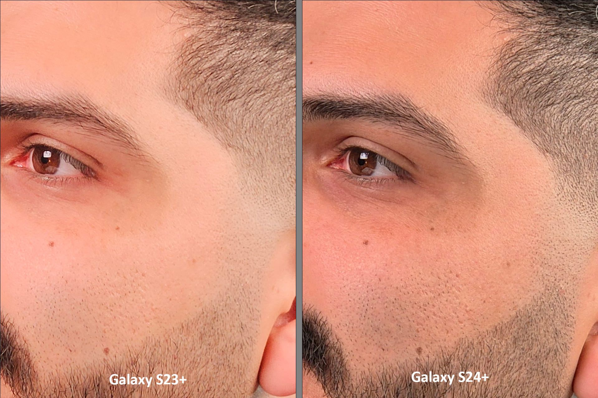 مقایسه عکس پرتره ثبت شده با دوربین گلکسی S24 پلاس و گلکسی S23 پلاس