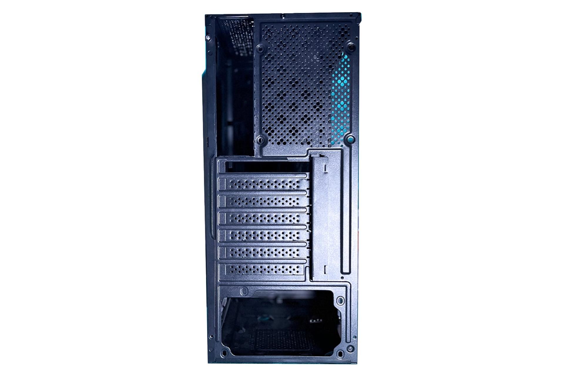 نمای پنل پشت کیس کامپیوتر سابیت CG-24 با نمایش اسلات های توسعه
