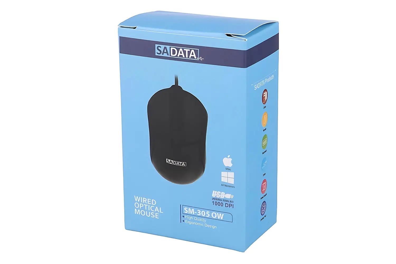 قیمت موس سادیتا SADATA SM-305 OW، مقایسه و خرید در زوبین