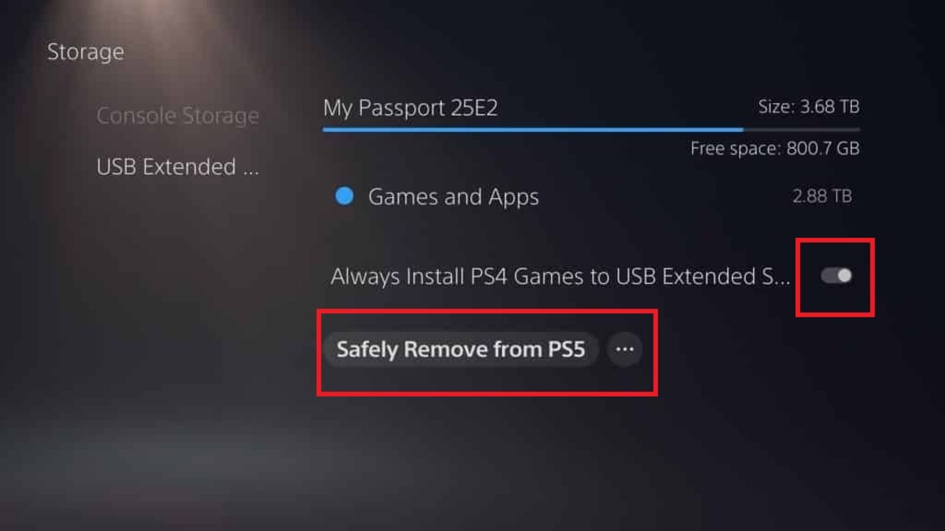 جدا کردن هارد از پلی استیشن ۵