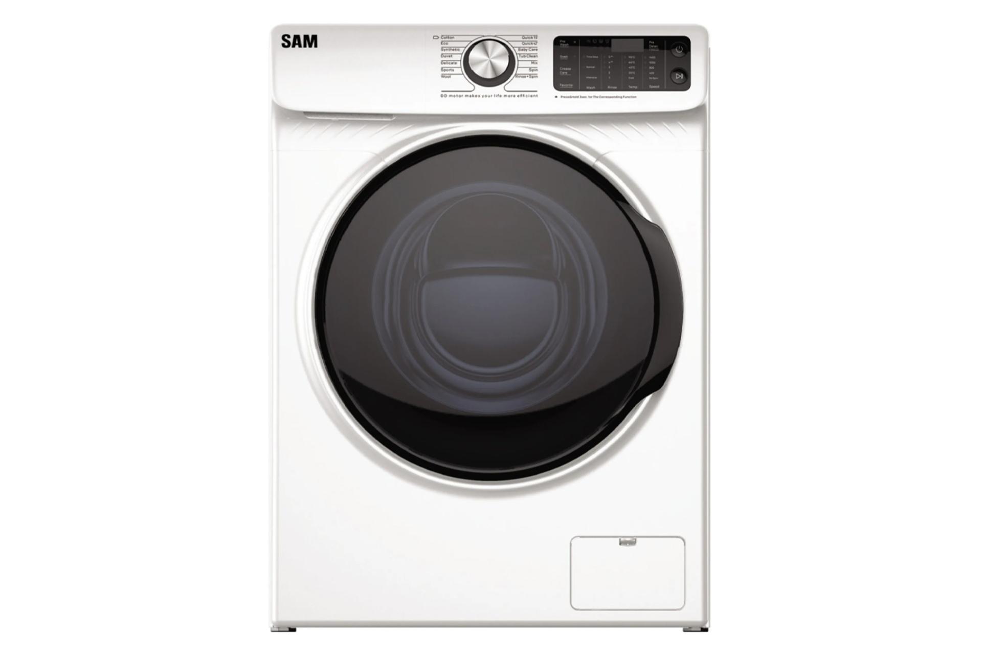 ماشین لباسشویی سام الکترونیک DD-P1480 رنگ سفید
