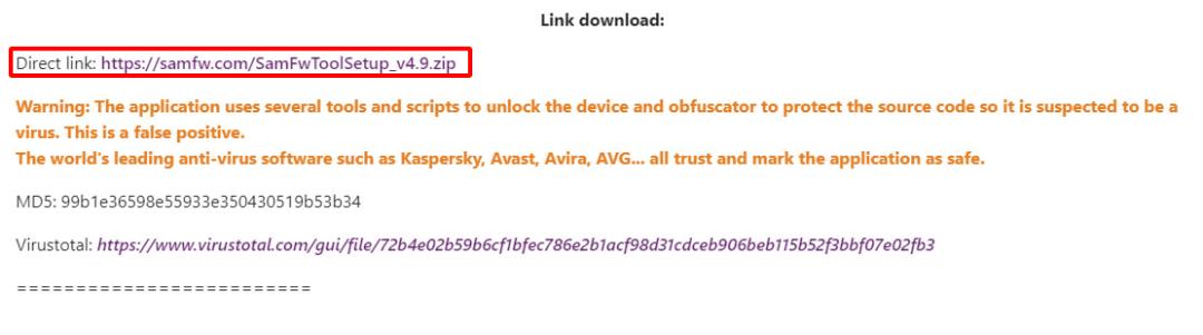 لینک دانلود SamFW Tool