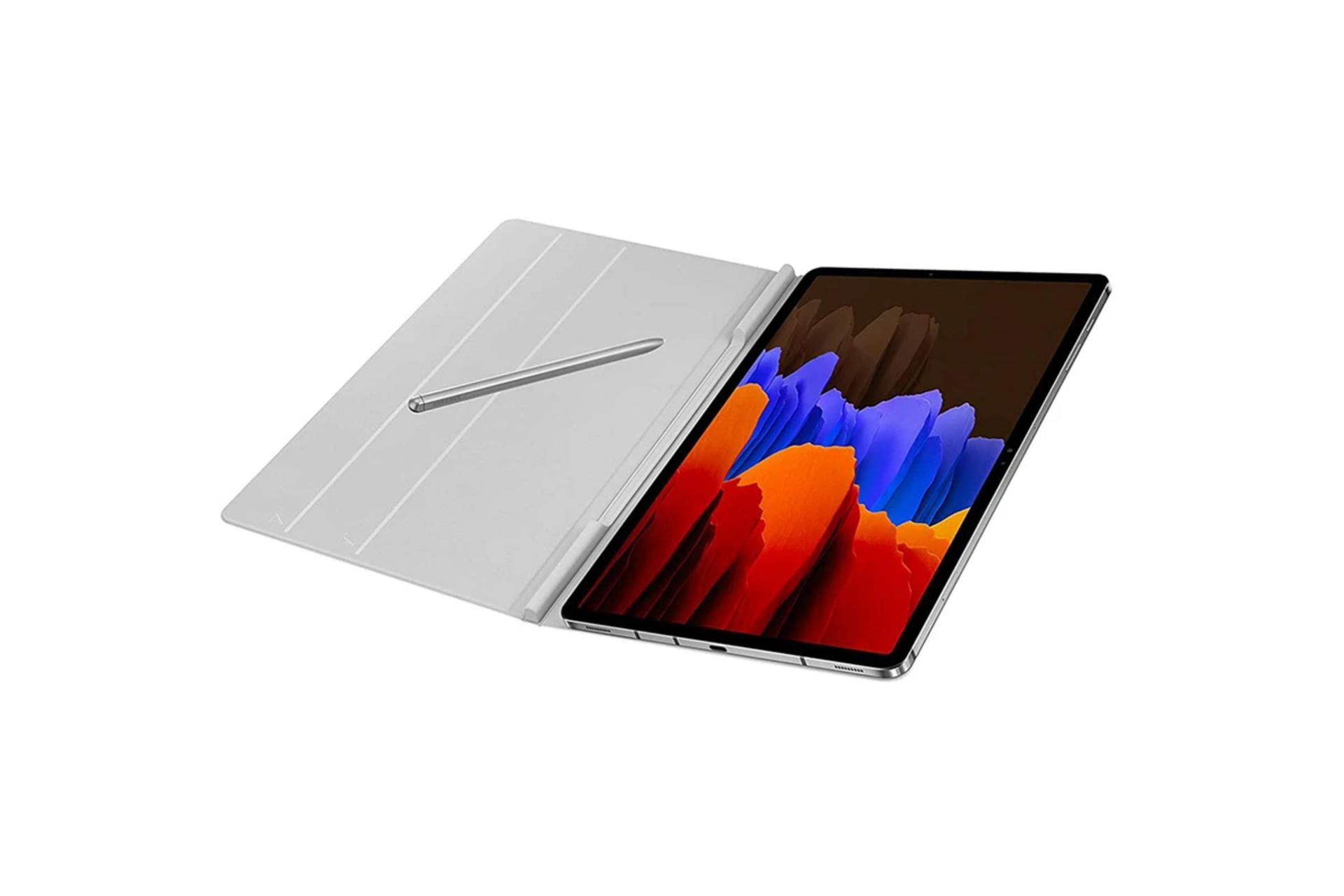 قاب تبلت کیف کلاسوری سامسونگ مدل Book Cover مناسب سامسونگ Galaxy Tab S7 Plus
