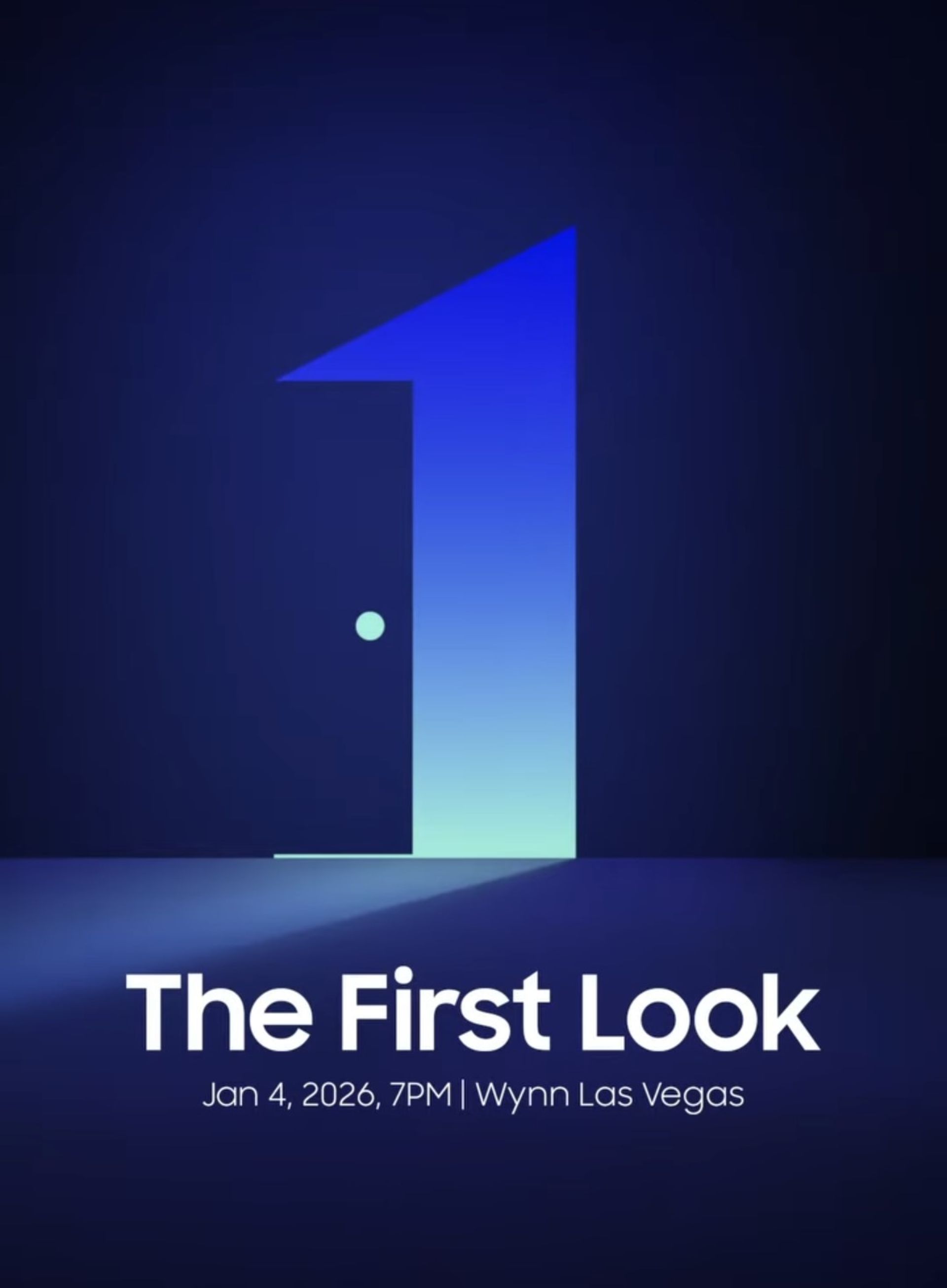 تیزر سامسونگ برای نمایشگاه CES 2026 با نمایش عدد یک