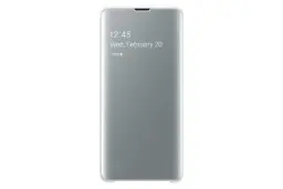 نمای بالای کیف کلاسوری سامسونگ مدل Clear View مناسب سامسونگ Galaxy S10