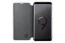 قاب گوشی سامسونگ Samsung Clear View Standing For Samsung Galaxy S9 رنگ مشکی نمای داخل روی گوشی