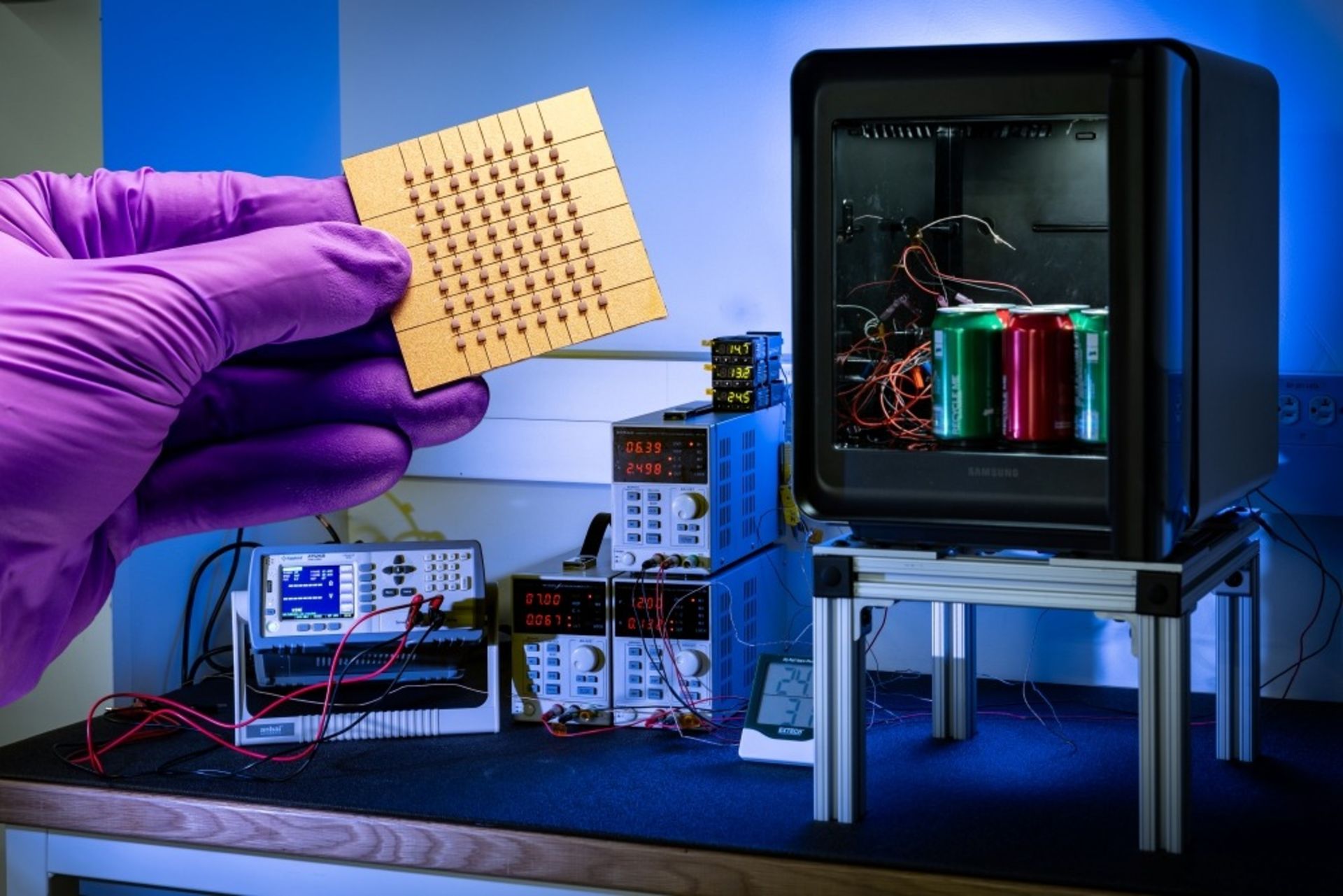 فناوری خنک‌کننده‌ی پلتیه در آزمایشگاه