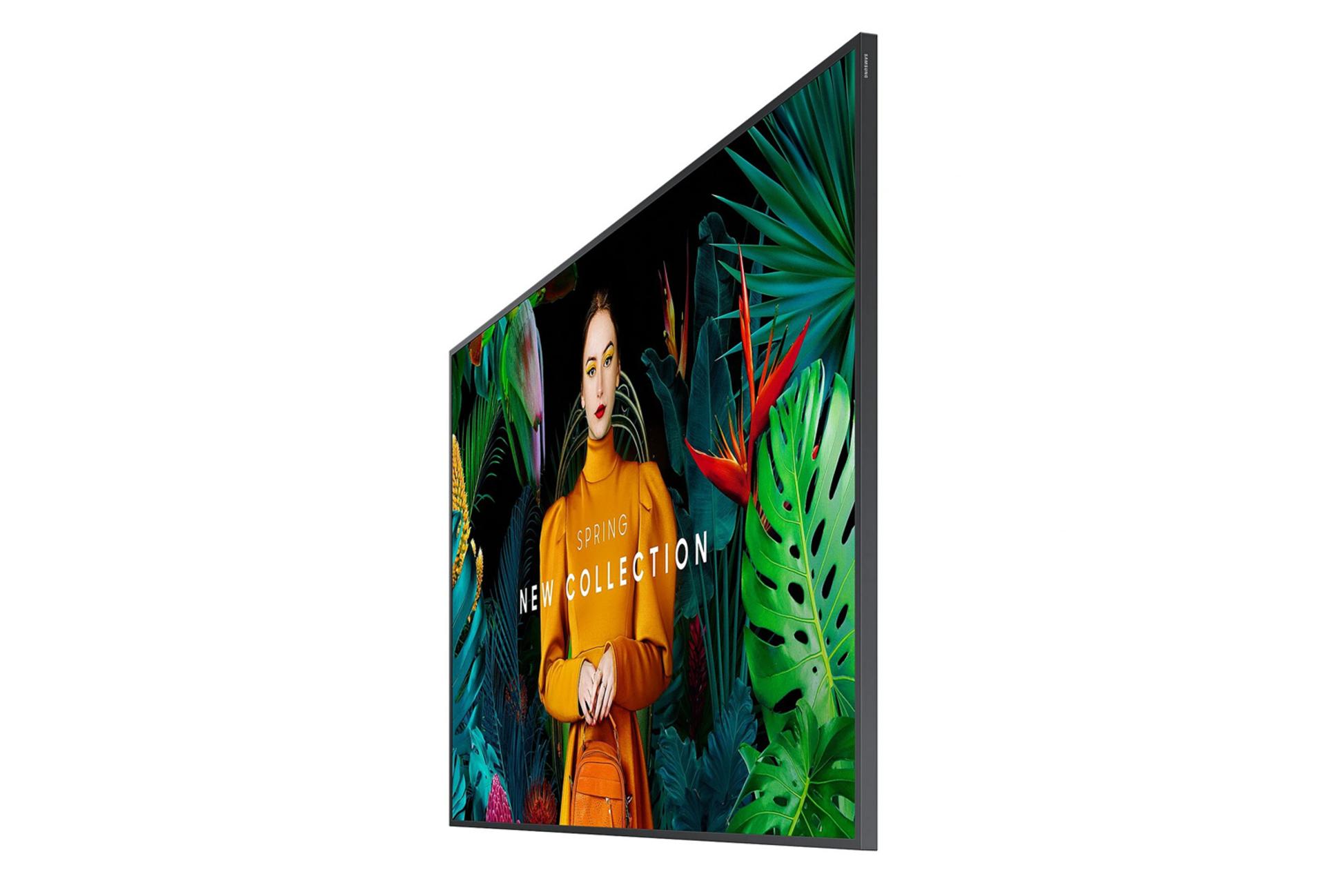مانیتور سامسونگ 75 اینچ مدل Crystal UHD Signage QM75C نمای کنار