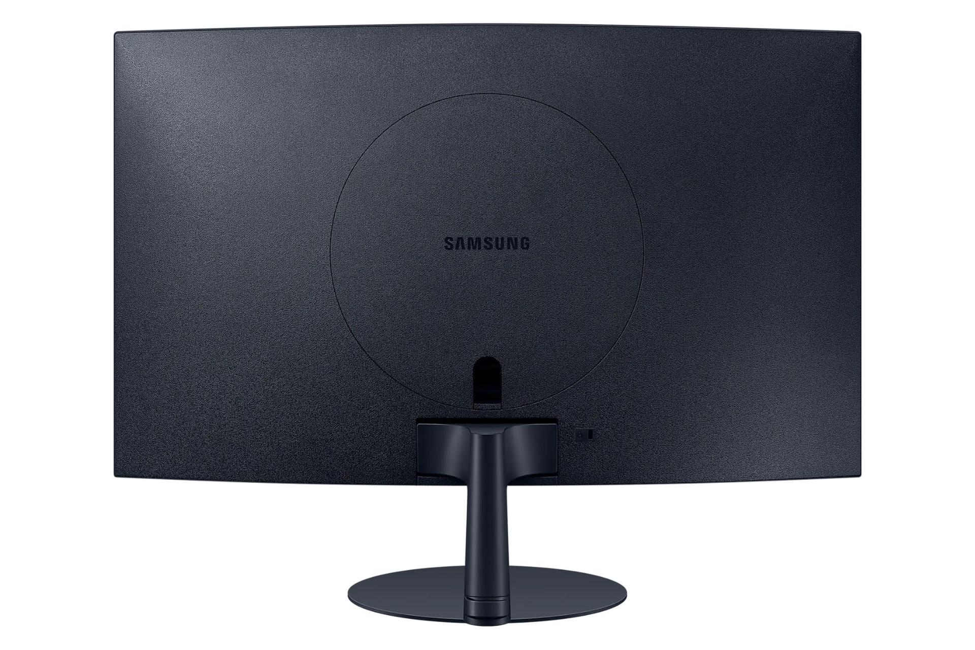 نمای پشت و ارتفاع مانیتور سامسونگ 27 اینچ مدل Curved C390 LS27C390EACXXK