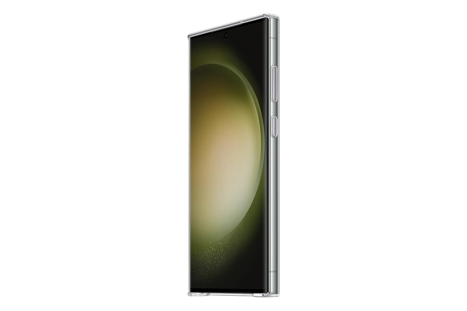 قاب گوشی سامسونگ Samsung EF-QS918 For Samsung Galaxy S23 Ultra نمای جانبی روی گوشی