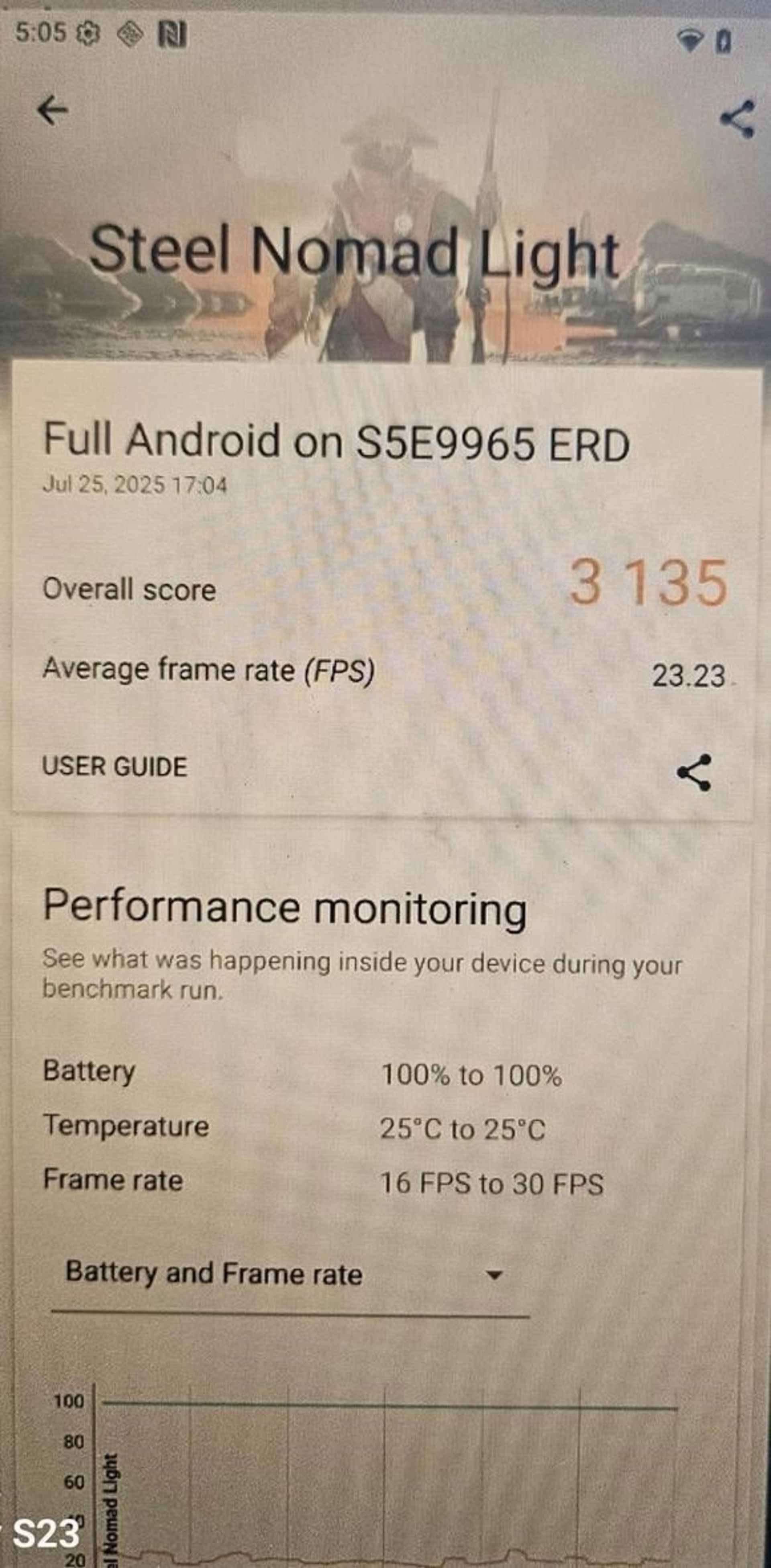 نتایج بنچمارک 3DMark اگزینوس ۲۶۰۰