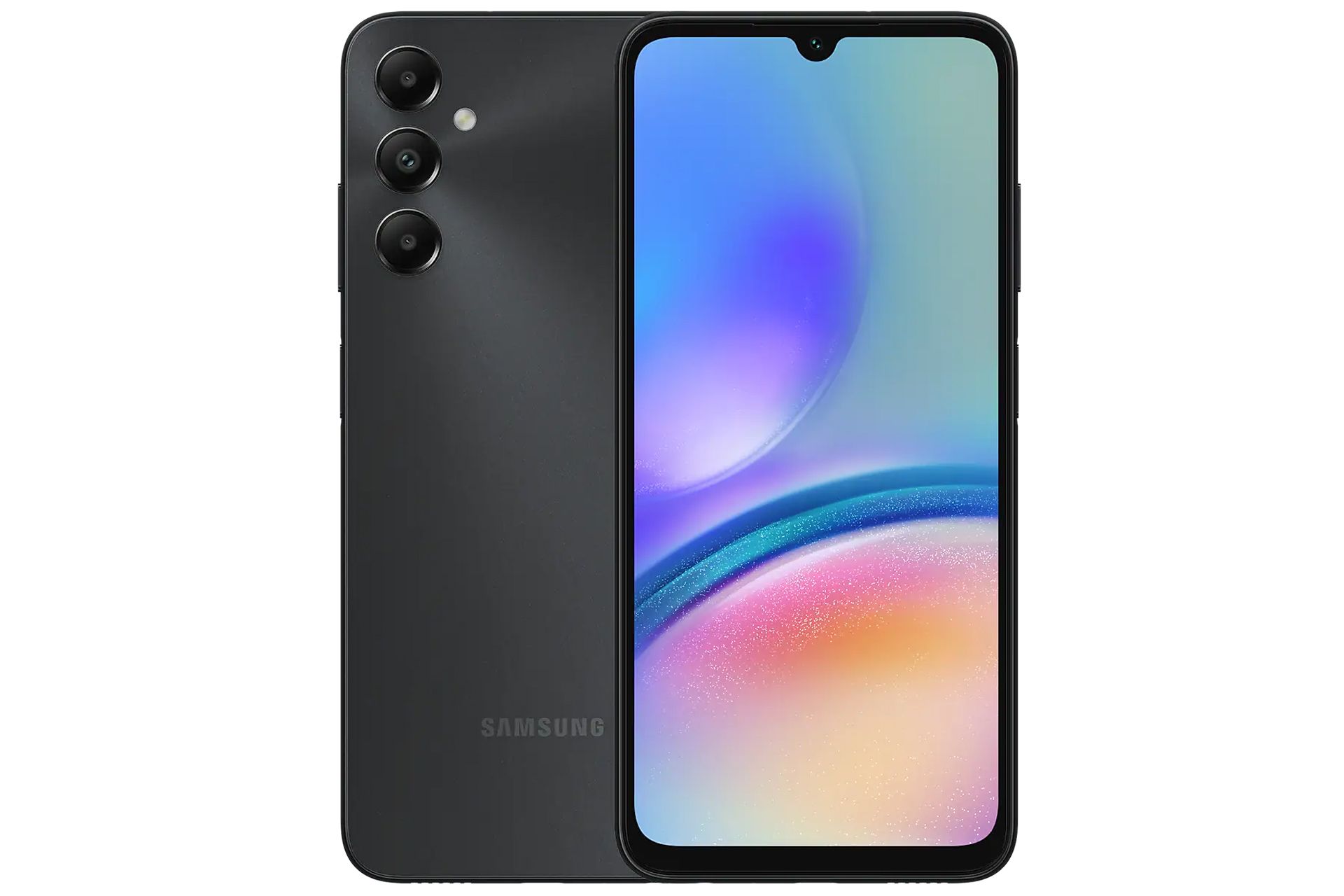 گلکسی A05s سامسونگ رنگ مشکی پشت و نمایشگر