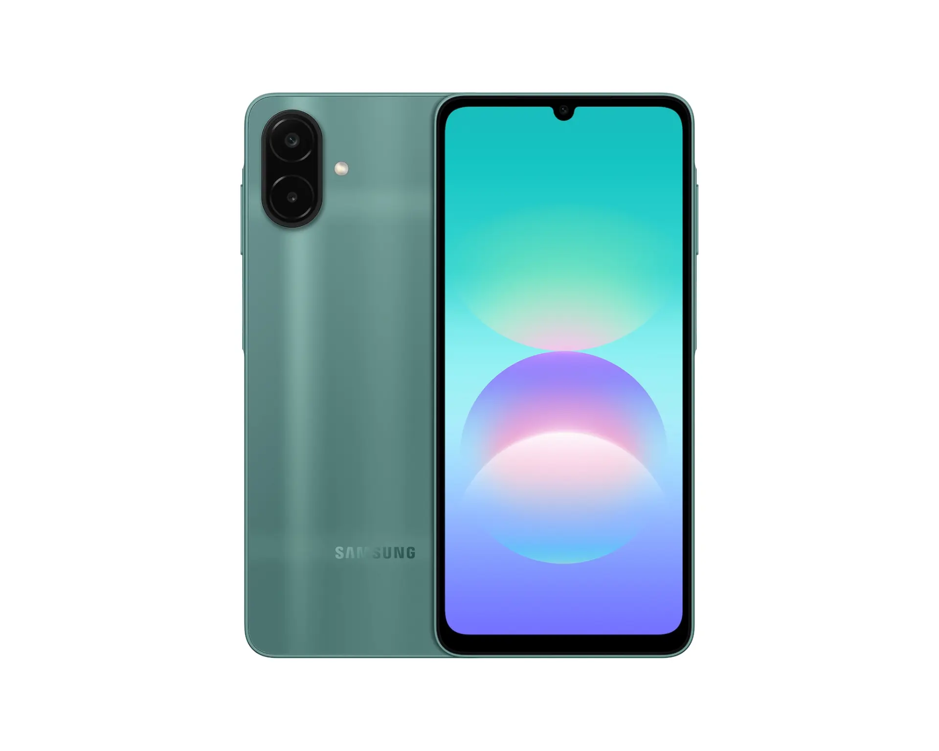 گوشی هوشمند سامسونگ گلکسی A08 (Samsung Galaxy A08) با بدنه سبز رنگ