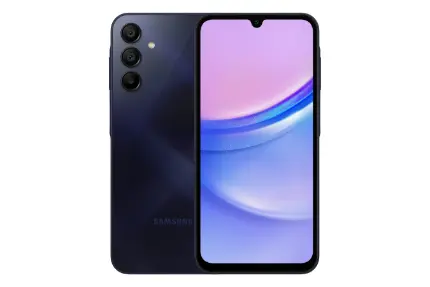 پنل جلو و پشت گوشی موبایل گلکسی A15 سامسونگ سرمه ای تیره / Samsung Galaxy A15