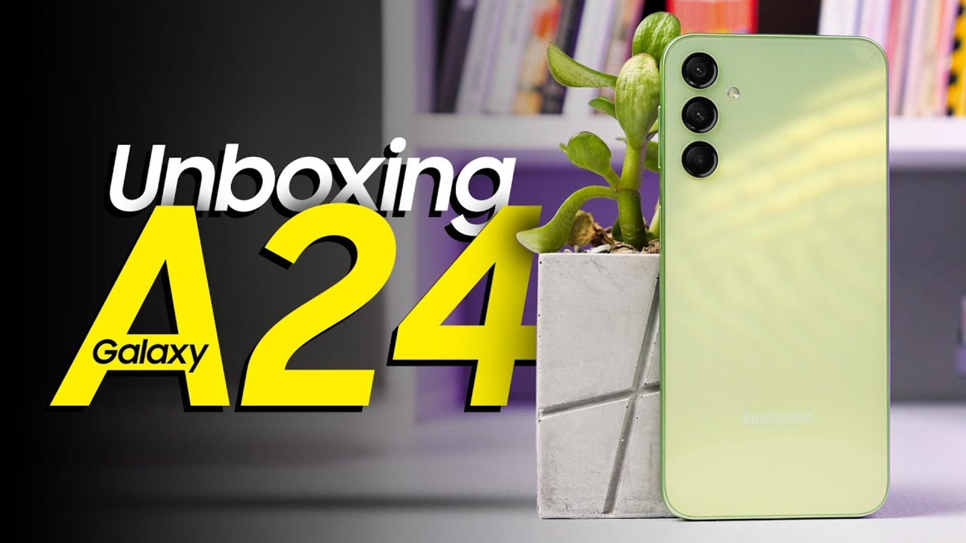 کاور ویدئو آنباکس گلکسی A24 سامسونگ / Samsung Galaxy A24 4G Unboxing