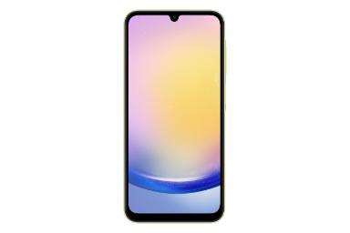 پنل جلو و صفحه نمایش گوشی موبایل گلکسی A25 سامسونگ زرد / Samsung Galaxy A25