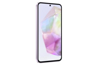 پنل جلو و صفحه نمایش گوشی موبایل گلکسی A35 سامسونگ بنفش روشن / Samsung Galaxy A35
