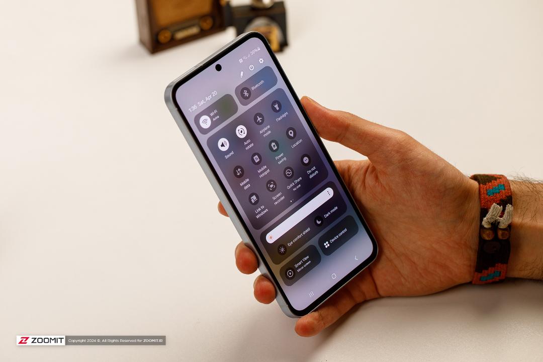 رابط کاربری One UI روی گلکسی A55
