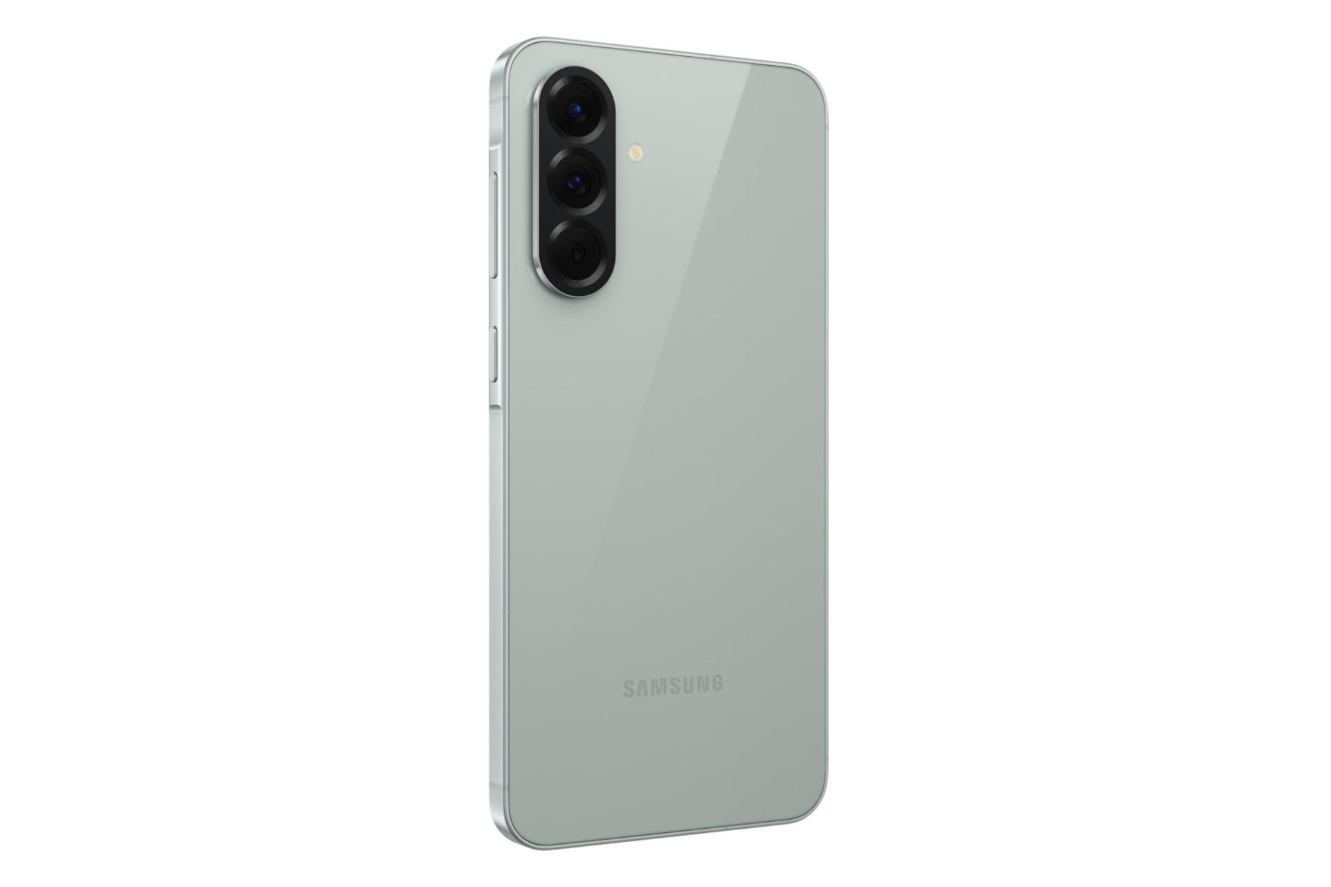 سمت چپ پنل پشت گوشی موبایل گلکسی A56 سامسونگ زیتونی / Samsung Galaxy A56