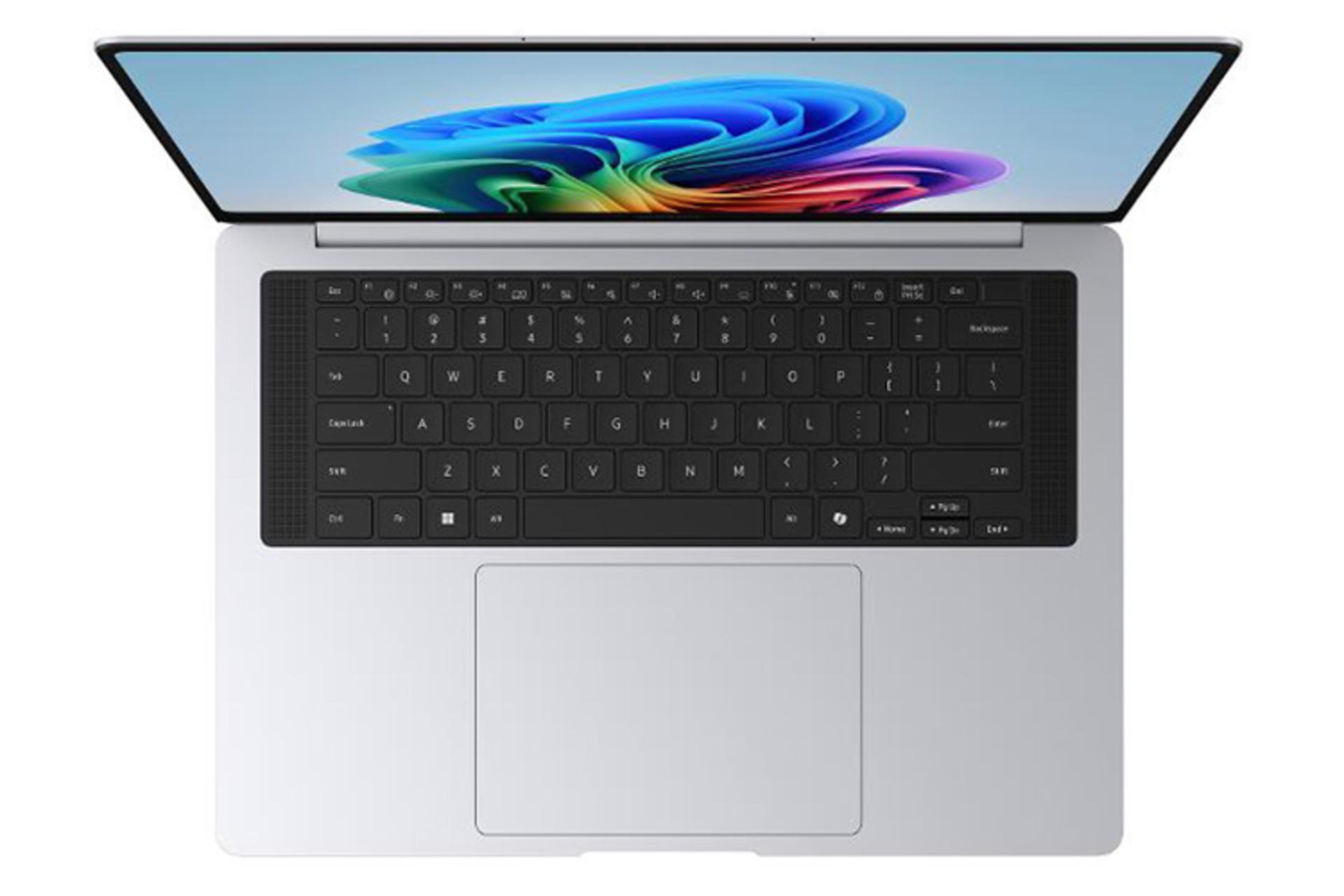 سامسونگ گلکسی بوک Samsung Galaxy Book6 Pro 14 نمای بالا و کیبورد