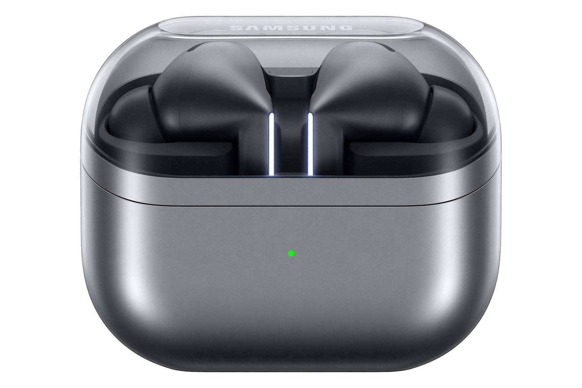 مرجع متخصصين ايران ايرباد بي سيم سامسونگ گلكسي بادز 3 پرو نقره اي / Samsung Galaxy Buds3 Pro