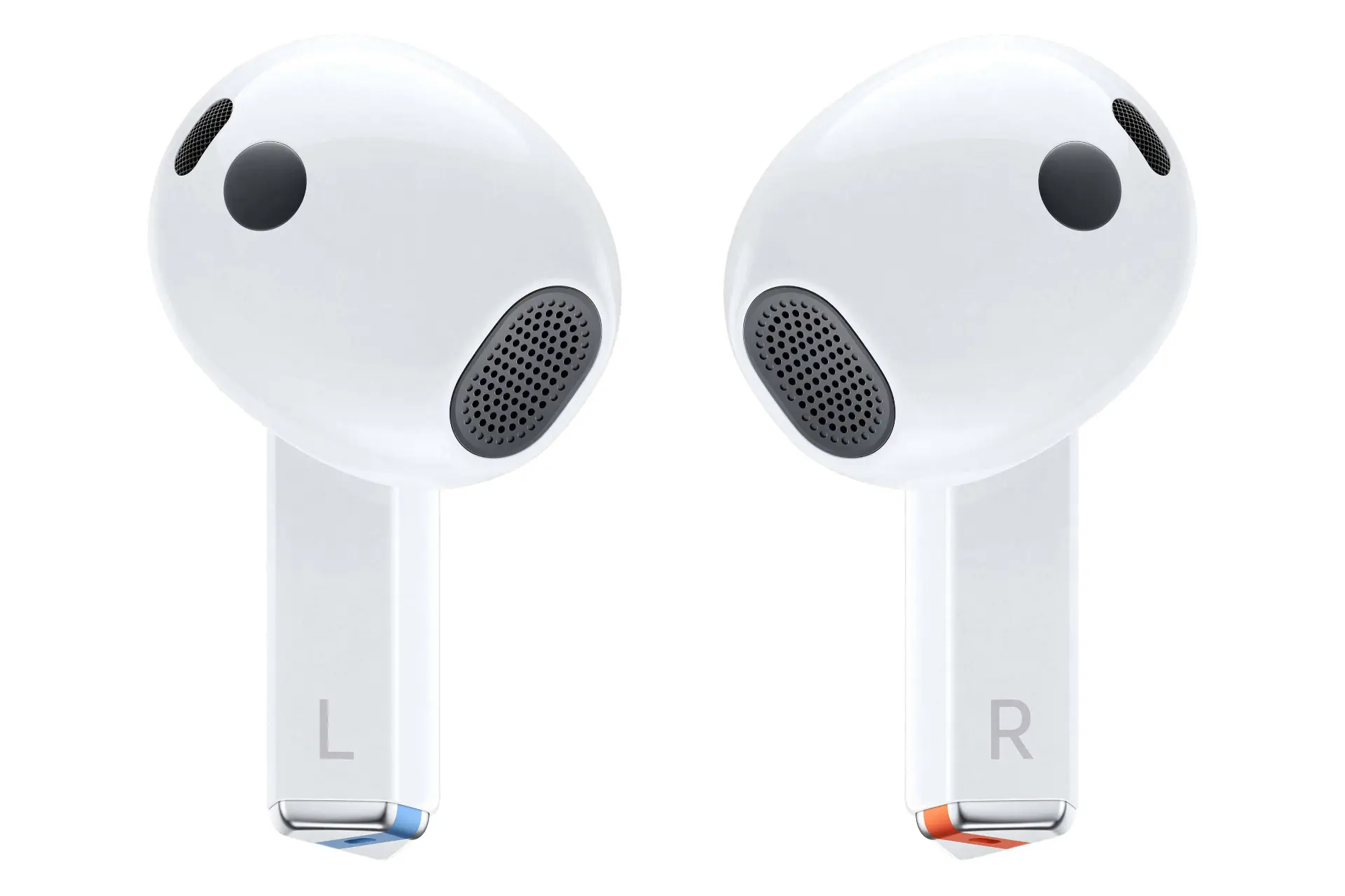 نمای داخلی ایرباد بی سیم سامسونگ گلکسی بادز 3 سفید / Samsung Galaxy Buds3