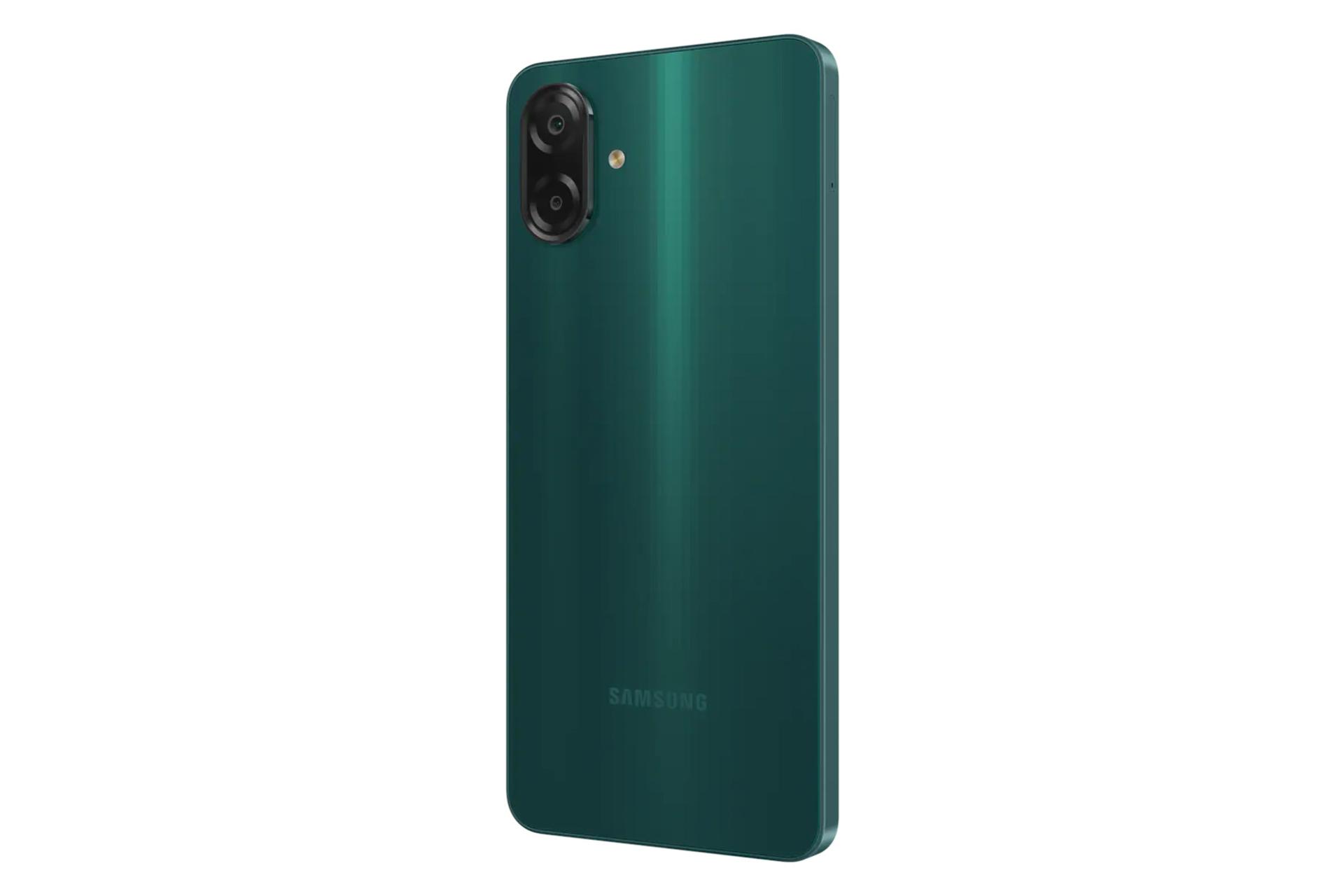 سمت راست پنل پشت گوشی موبایل گلکسی F07 سامسونگ سبز تیره / Samsung Galaxy F07