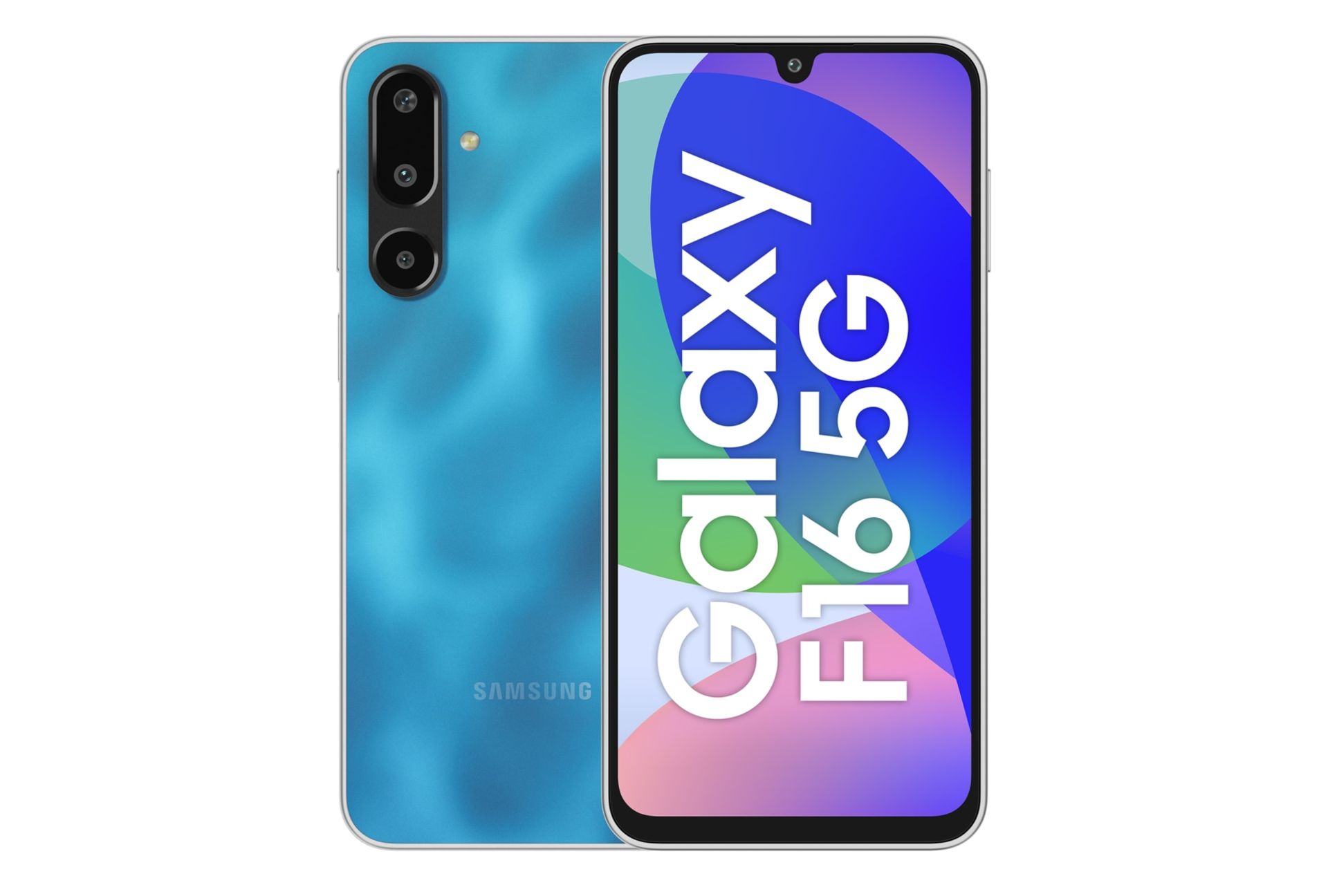 پنل جلو و پشت گوشی موبایل گلکسی F16 سامسونگ آبی / Samsung Galaxy F16