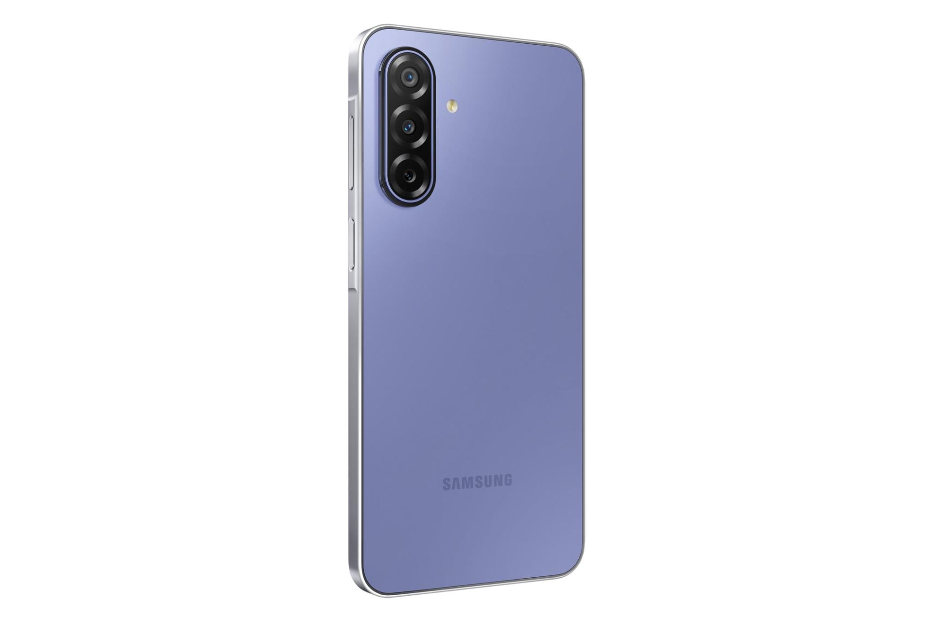 سمت چپ پنل پشت گوشی موبایل گلکسی F17 سامسونگ بنفش / Samsung Galaxy F17