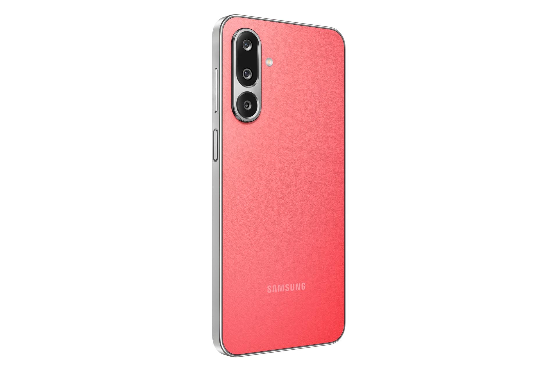 سمت چپ پنل پشت گوشی موبایل گلکسی F36 سامسونگ مرجانی / Samsung Galaxy F36
