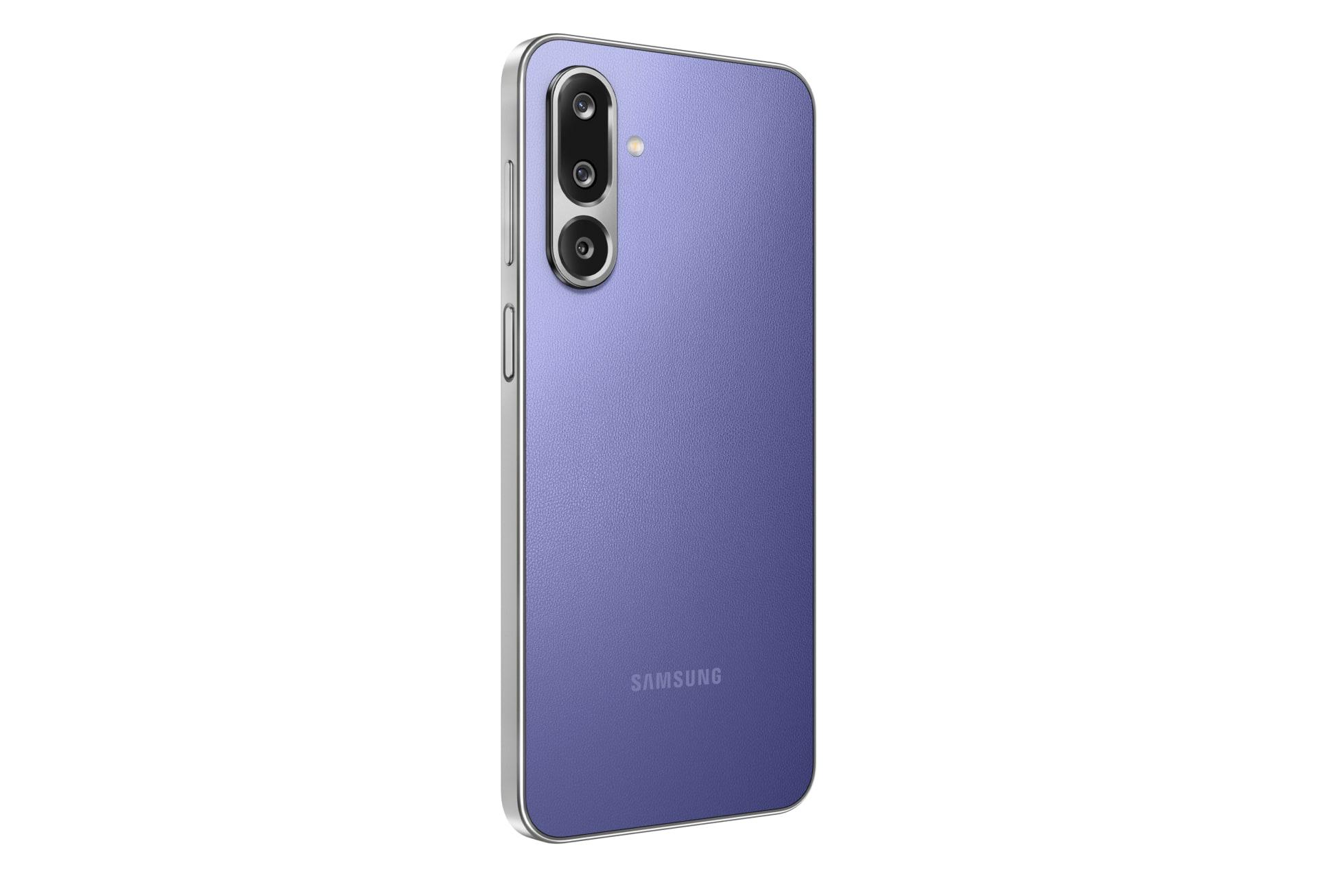 سمت چپ پنل پشت گوشی موبایل گلکسی F36 سامسونگ بنفش / Samsung Galaxy F36