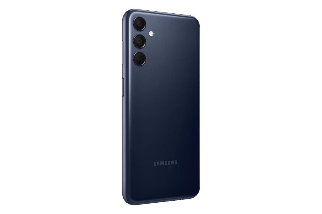 سمت چپ پنل پشت گوشی موبایل گلکسی M14 سامسونگ سرمه ای / Samsung Galaxy M14