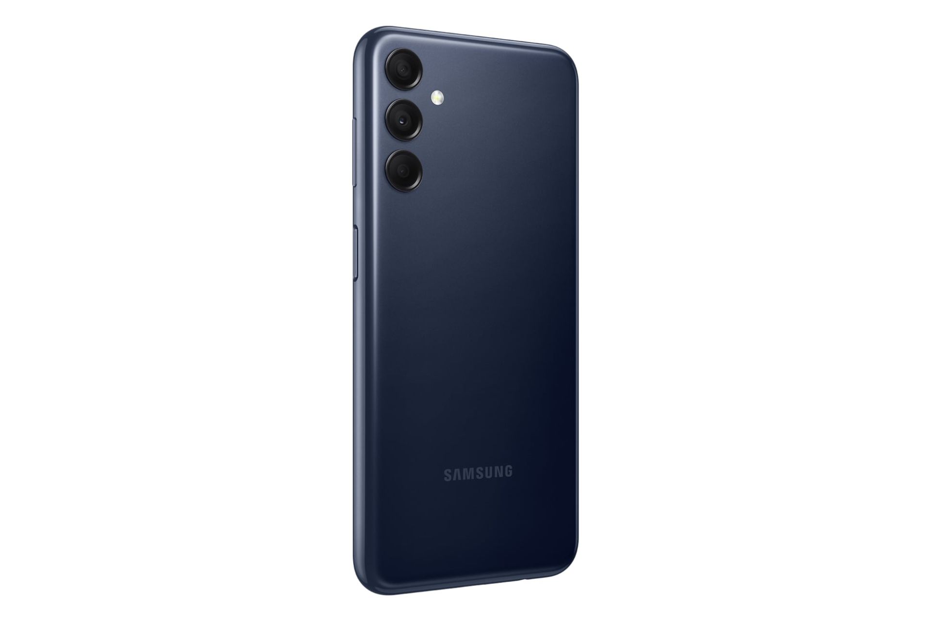 سمت چپ پنل پشت گوشی موبایل گلکسی M14 سامسونگ سرمه ای / Samsung Galaxy M14