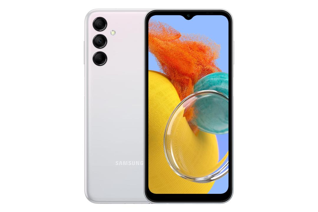 پنل جلو و پشت گوشی موبایل گلکسی M14 سامسونگ نقره ای / Samsung Galaxy M14