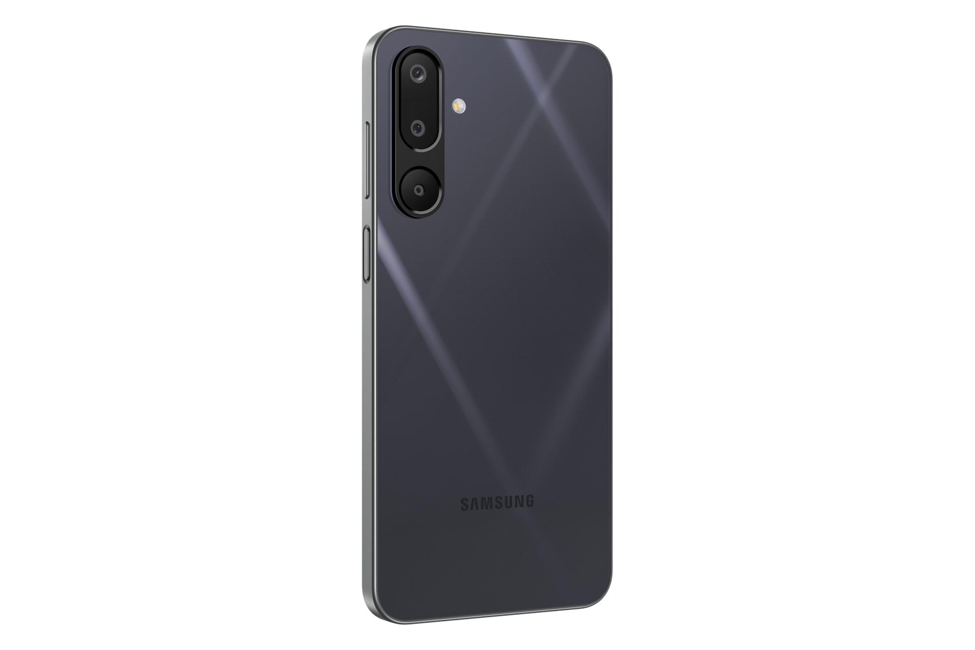 سمت چپ پنل پشت گوشی موبایل گلکسی M16 سامسونگ مشکی / Samsung Galaxy M16