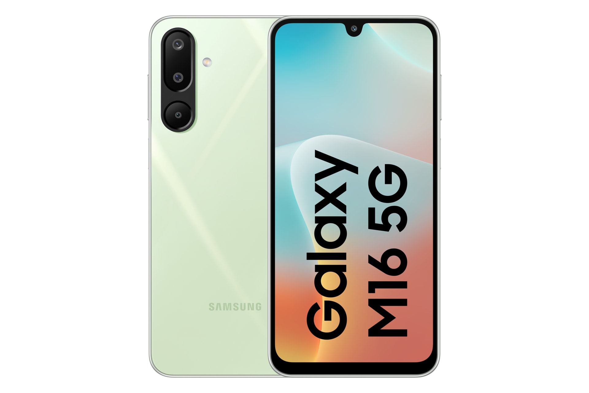 پنل جلو و پشت گوشی موبایل گلکسی M16 سامسونگ سبز روشن / Samsung Galaxy M16