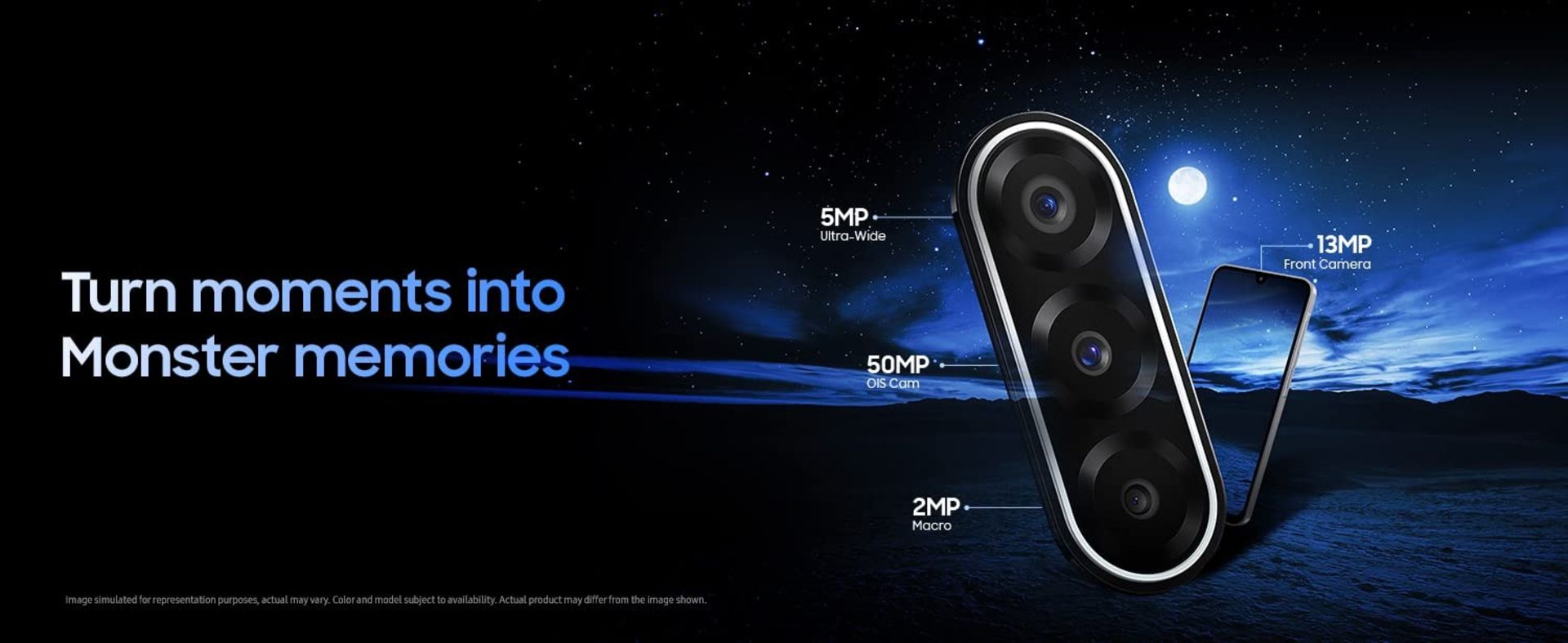 سیستم دوربین گلکسی M17 5G در پوستر رسمی