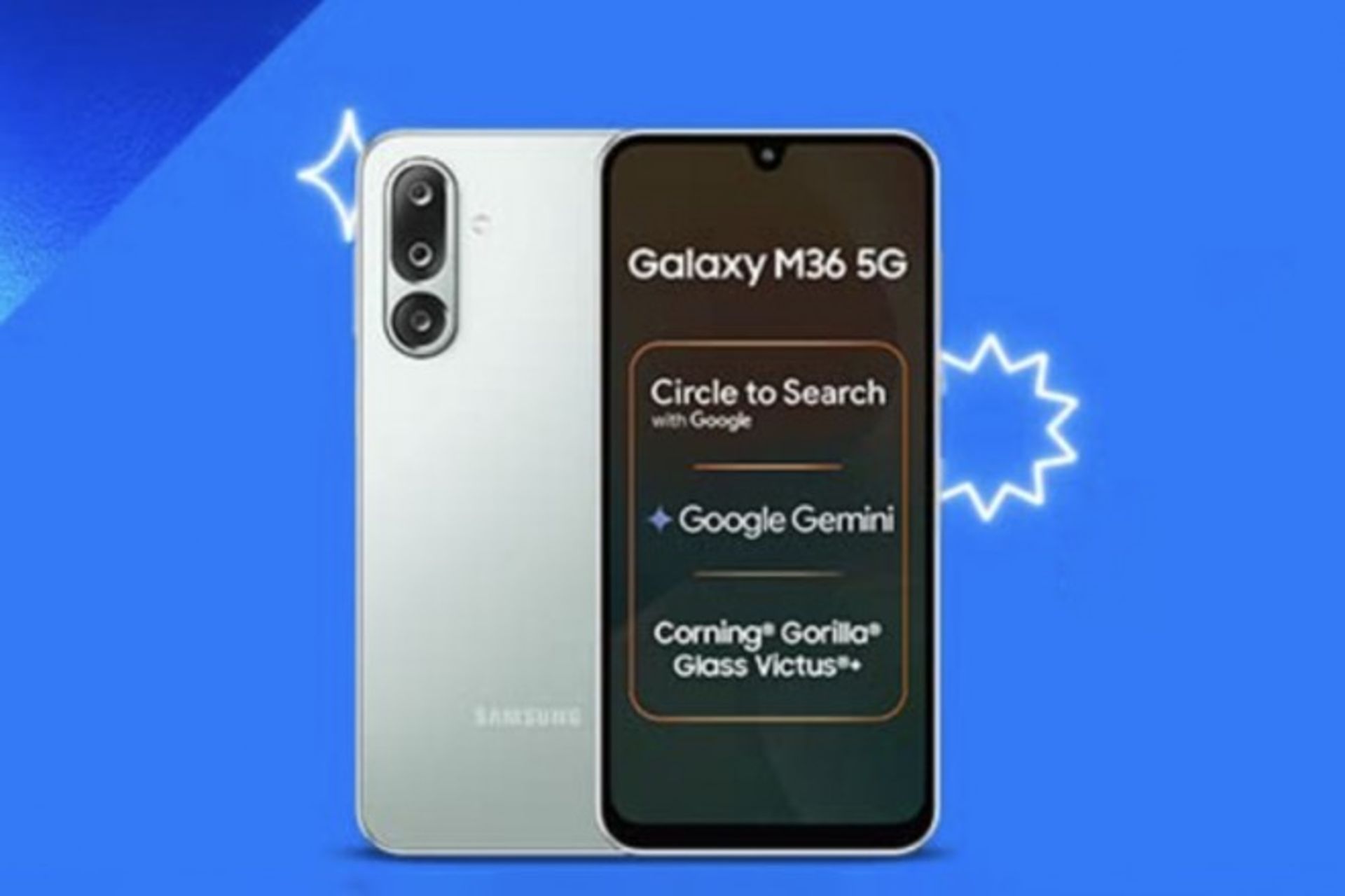 نمایشگر و پنل پشتی گلکسی M36 سامسونگ