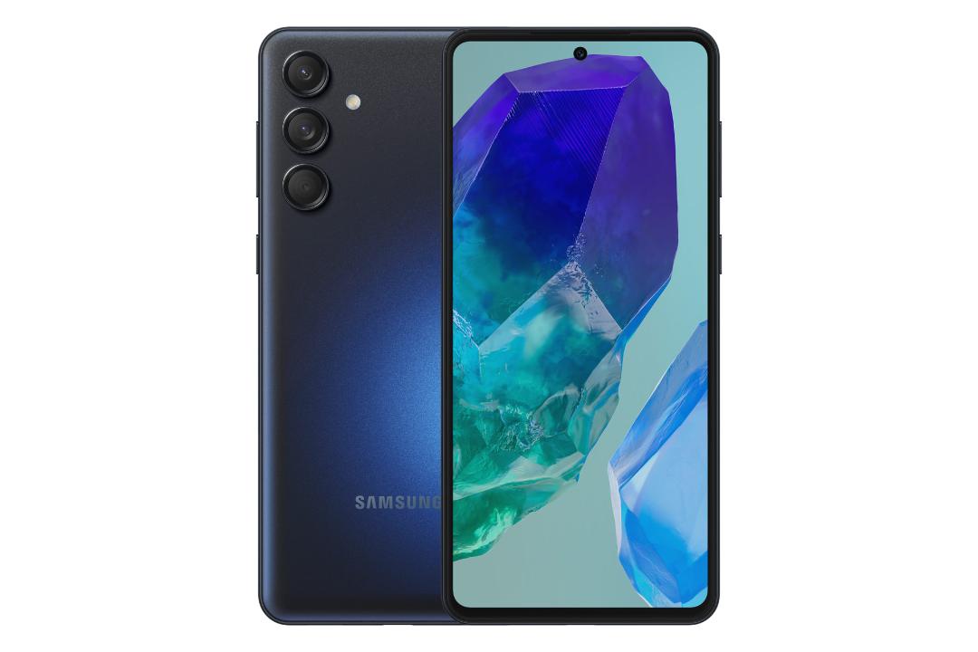 پنل جلو و پشت گوشی موبایل گلکسی M55 سامسونگ آبی تیره / Samsung Galaxy M55