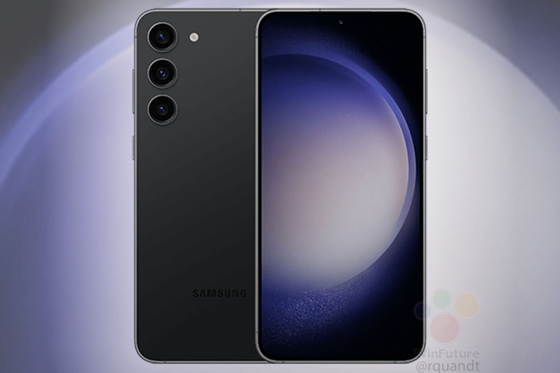 اولین تصویر بازاریابی گلکسی اس ۲۳ سامسونگ در رنگ Phantom Black