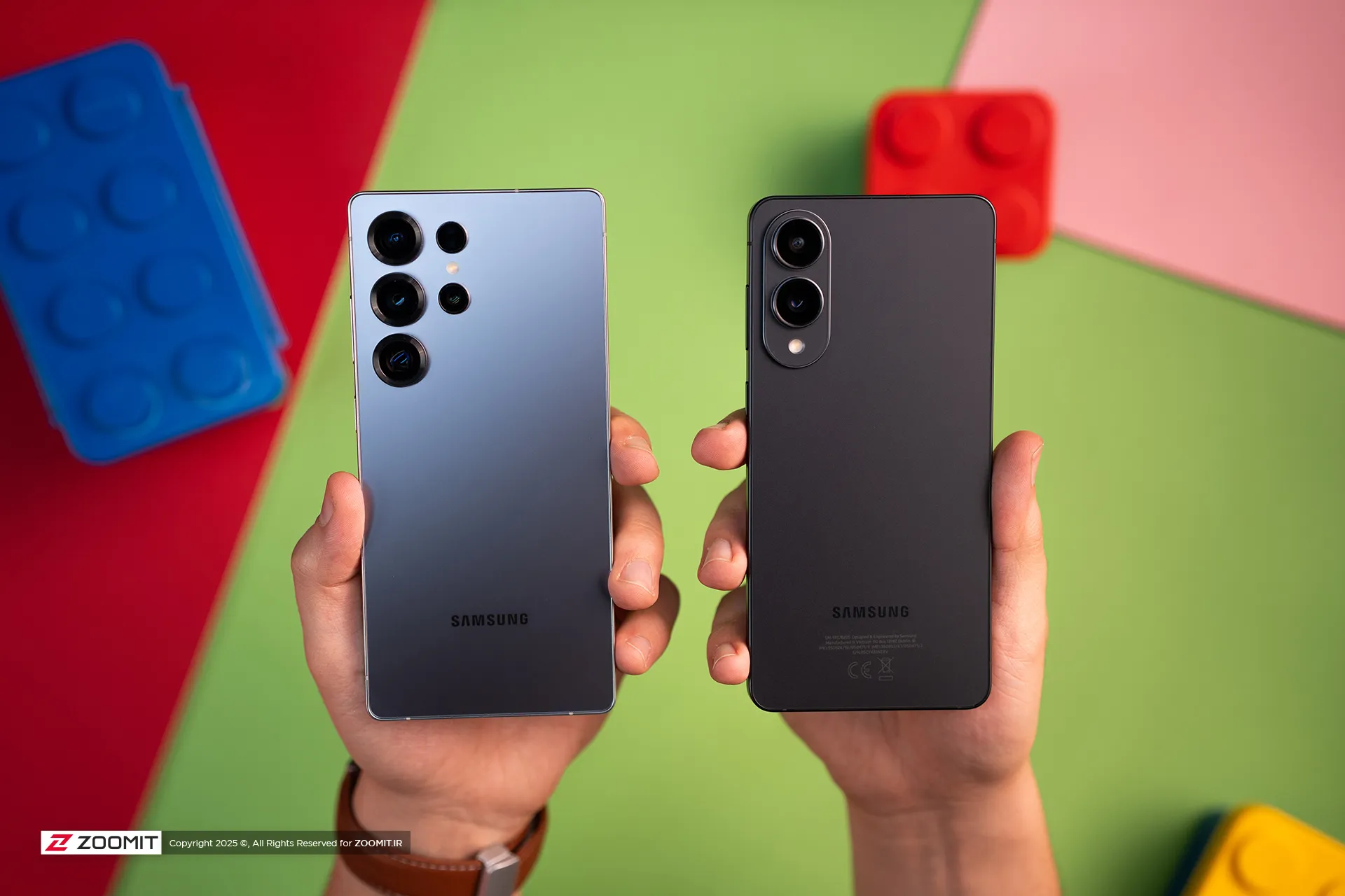 بدنه گلکسی اس ۲۵ اج در مقایسه با مقایسه با اس ۲۵ اولترا