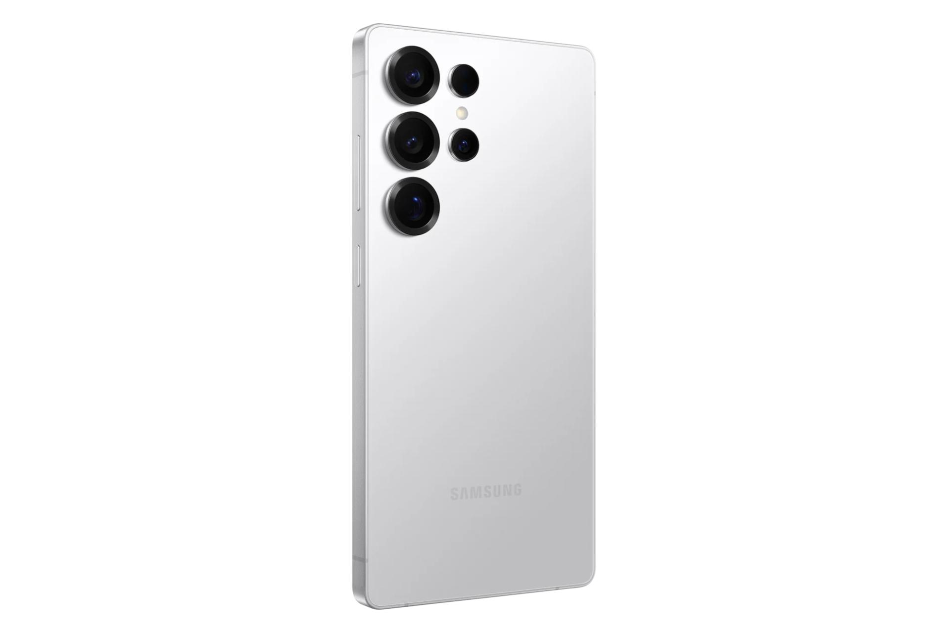 سمت چپ پنل پشت گوشی موبایل گلکسی اس 25 اولترا سامسونگ سفید / Samsung Galaxy S25 Ultra