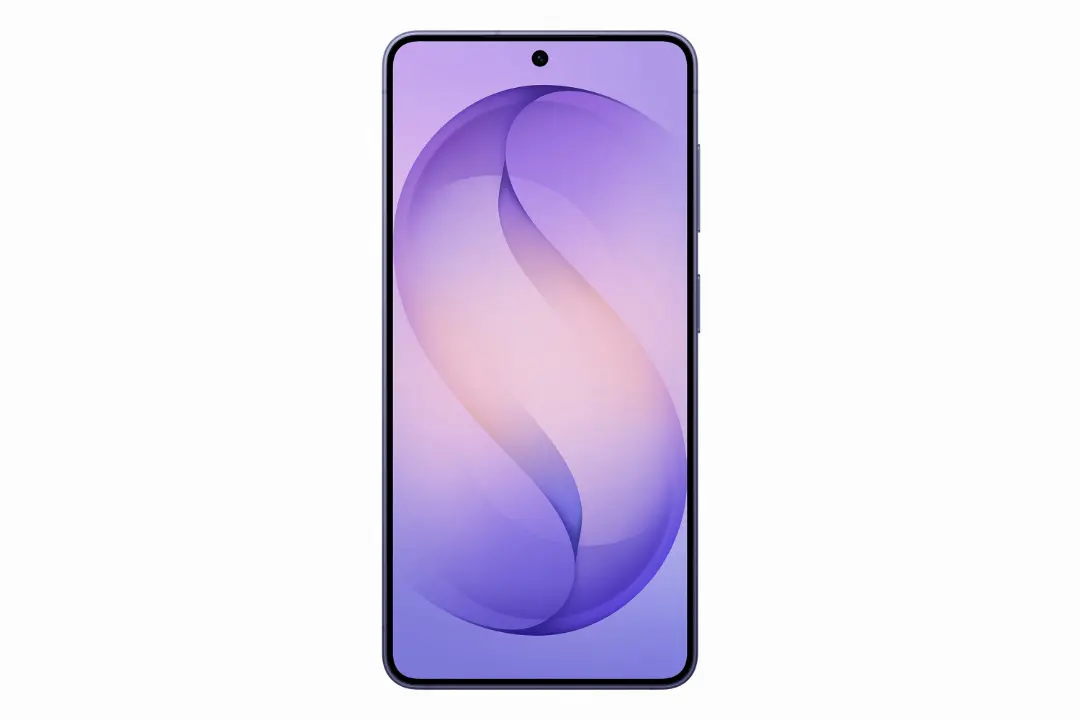 پنل جلو و صفحه نمایش گوشی موبایل گلکسی اس 26 سامسونگ بنفش / Samsung Galaxy S26
