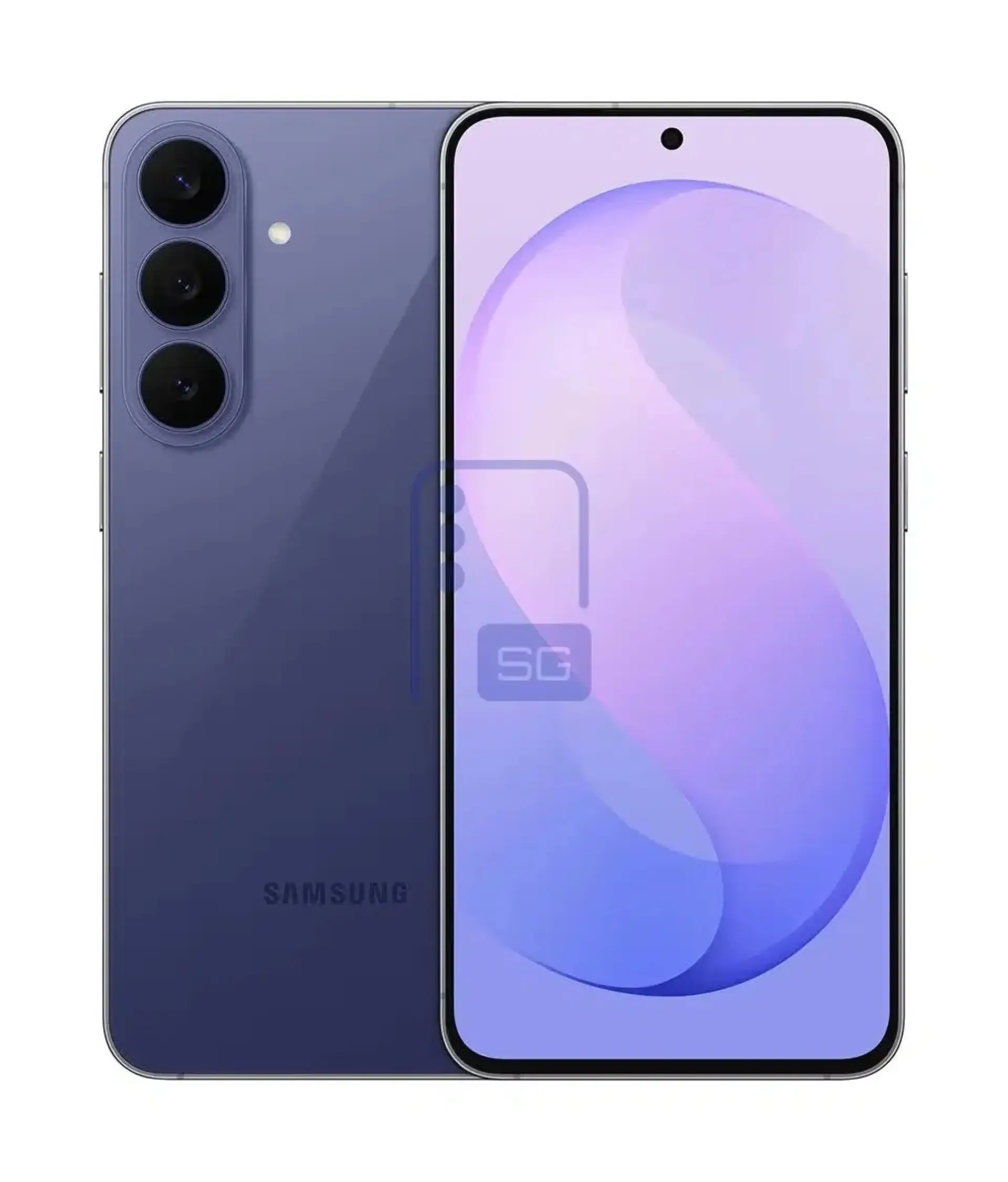 گوشی هوشمند گلکسی اس ۲۶ اف‌ای (Galaxy S26 FE) با بدنه آبی