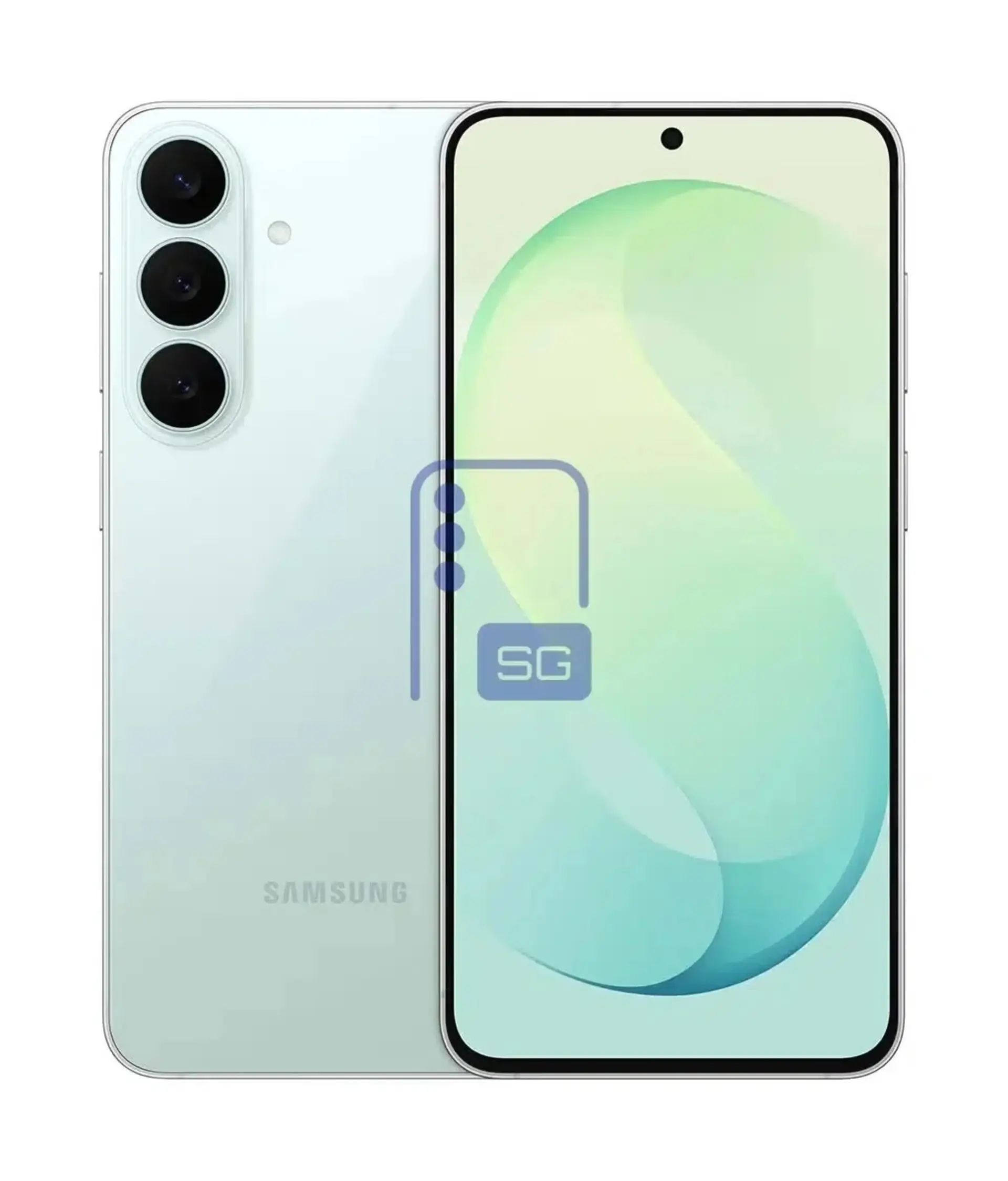 گوشی هوشمند گلکسی اس ۲۶ اف‌ای (Galaxy S26 FE) با بدنه روشن و نمایشگر بزرگ