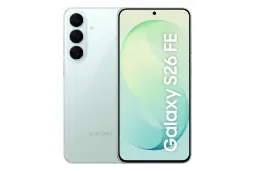 گوشی موبایل گلکسی اس 26 اف ای سامسونگ سبز روشن / Samsung Galaxy S26 FE