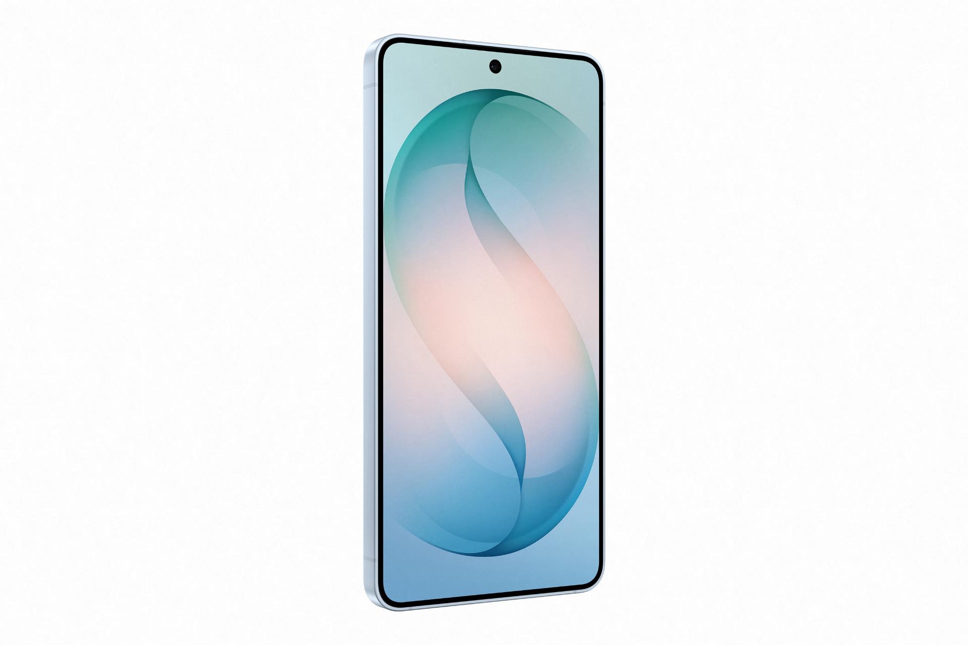 پنل جلو و صفحه نمایش گوشی موبایل گلکسی اس 26 سامسونگ آبی روشن / Samsung Galaxy S26