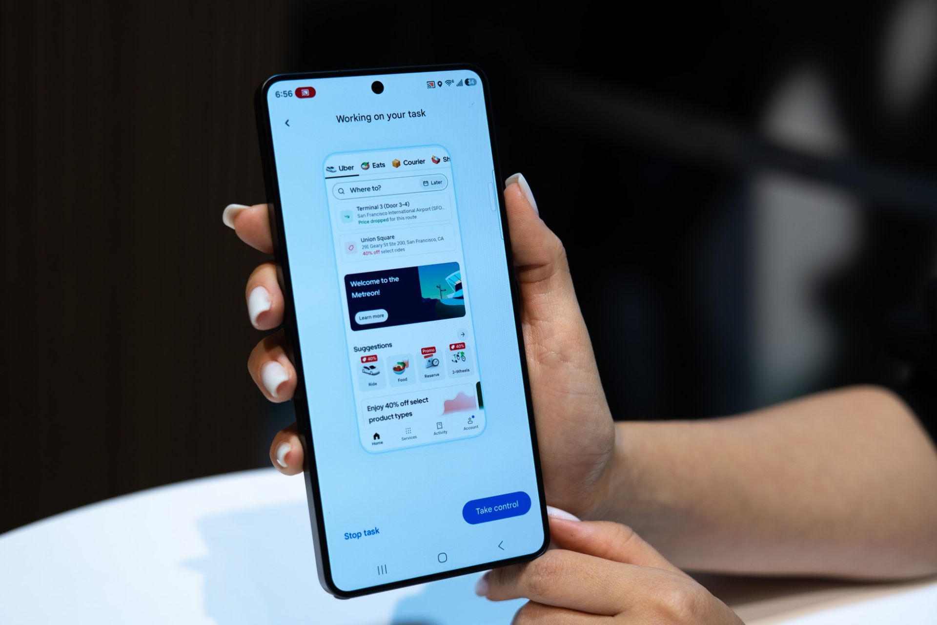 نمایشگر گلکسی S26 اولترا