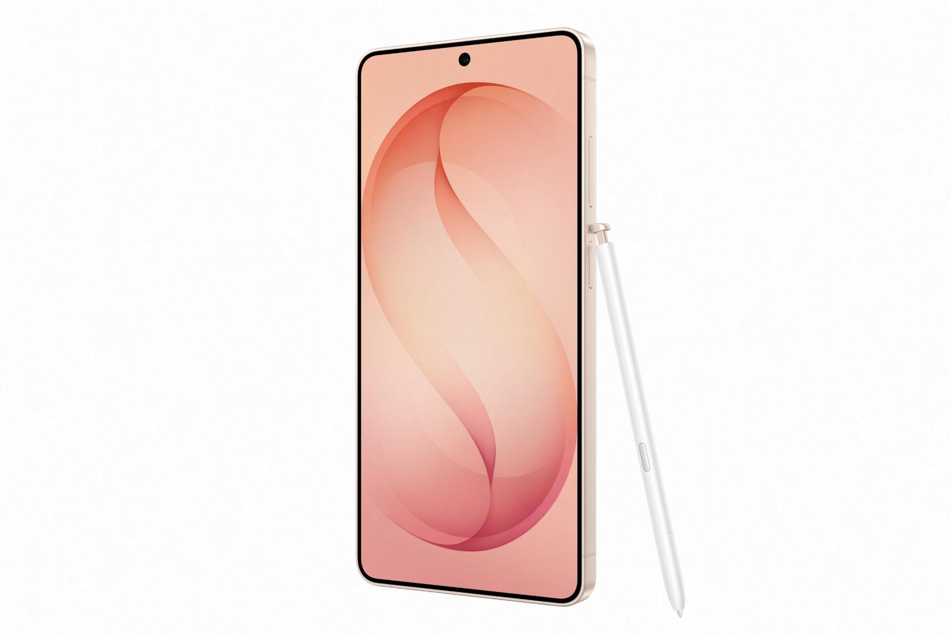 پنل جلو و صفحه نمایش گوشی موبایل گلکسی اس 26 اولترا سامسونگ رزگلد / Samsung Galaxy S26 Ultra