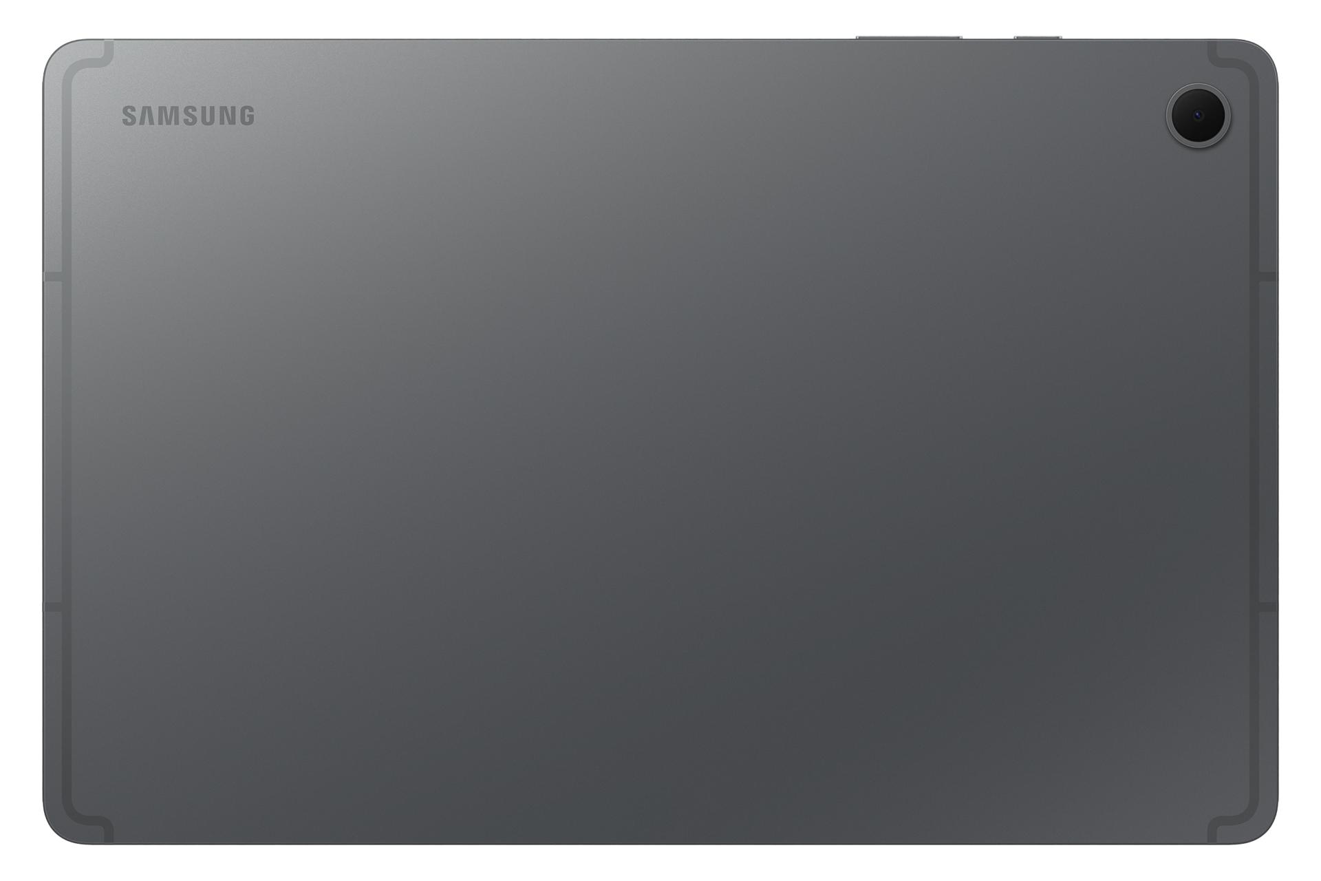 نمای پنل پشت تبلت گلکسی تب S10 Lite سامسونگ / Samsung Galaxy Tab S10 Lite با نمایش دوربین و لوگو رنگ خاکستری